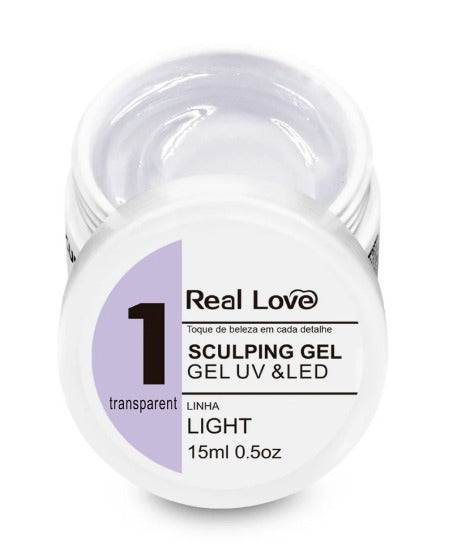 Gel de Alongamento para Unhas - Linha Light - 15ml - Real Love