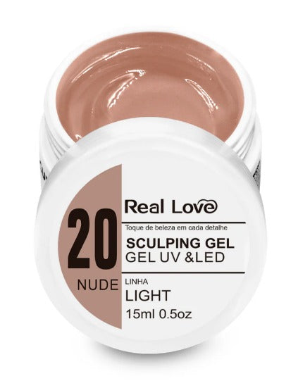 Gel de Alongamento para Unhas - Linha Light - 15ml - Real Love