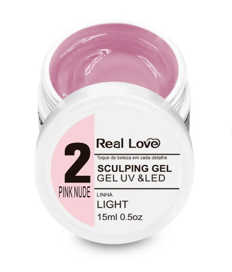 Gel de Alongamento para Unhas - Linha Light - 15ml - Real Love