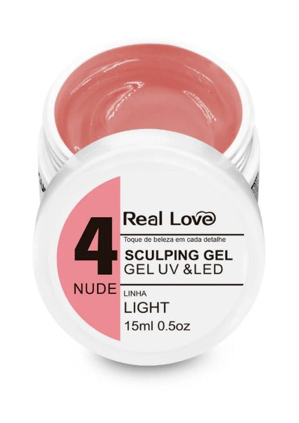 Gel de Alongamento para Unhas - Linha Light - 15ml - Real Love