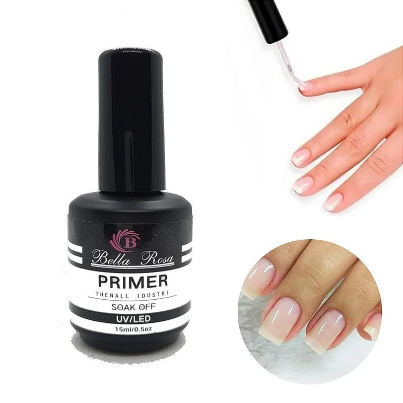 Primer Para Unhas Alongamento Gel Acrigel Porcelana UVLED 15ml